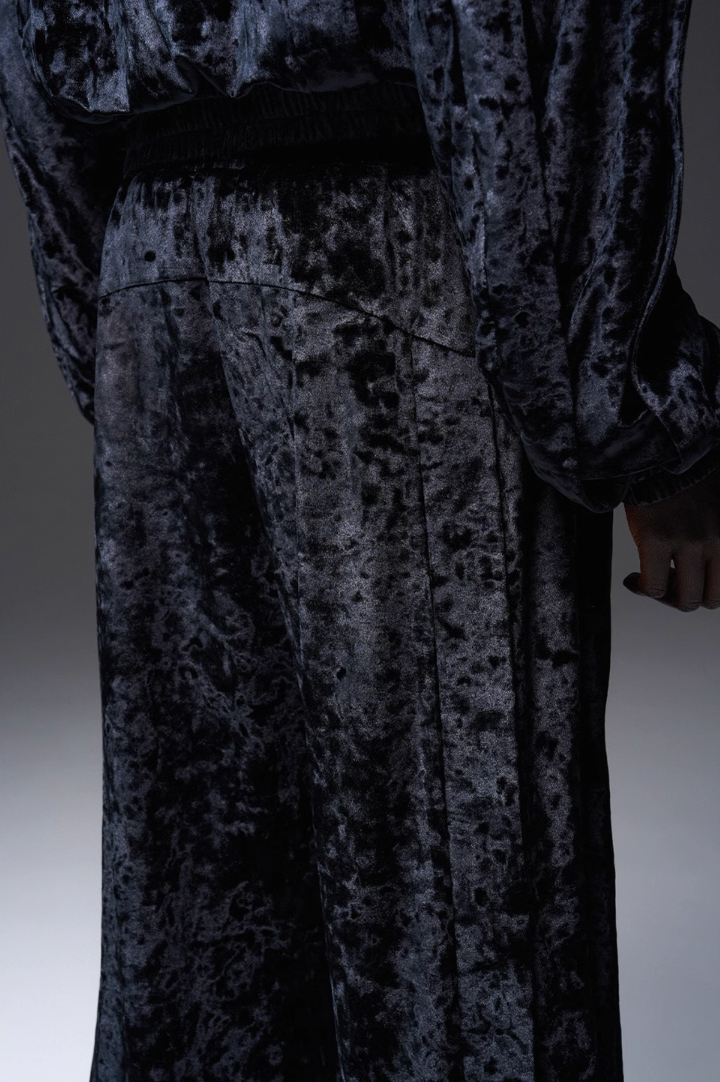 BLIND NO PLAN 3D Fly Hank Velvet Pants