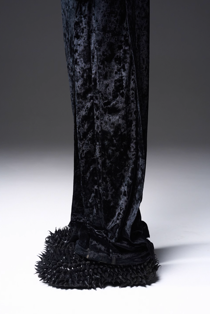 BLIND NO PLAN 3D Fly Hank Velvet Pants