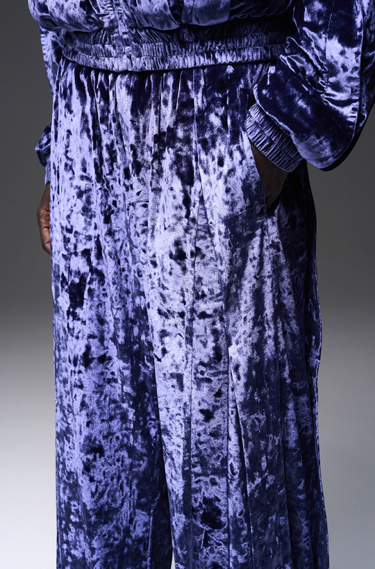 BLIND NO PLAN 3D Fly Hank Velvet Pants