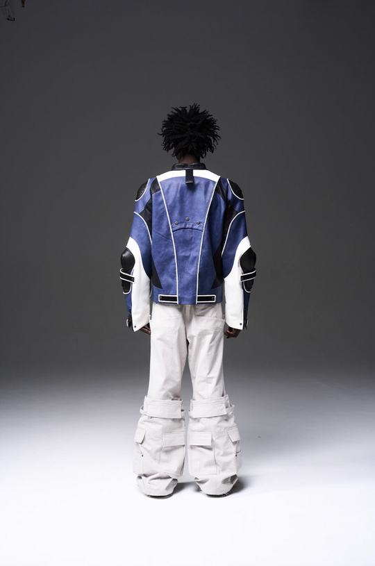 BLIND NO PLAN x BLACK8 Heavy Crafted Tube Boots Work Pocket Trousers