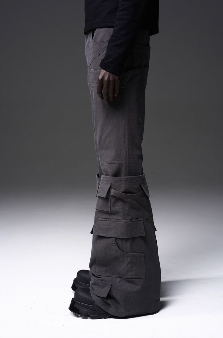 BLIND NO PLAN x BLACK8 Heavy Crafted Tube Boots Work Pocket Trousers