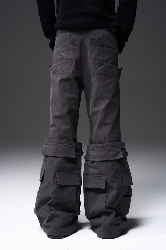 BLIND NO PLAN x BLACK8 Heavy Crafted Tube Boots Work Pocket Trousers