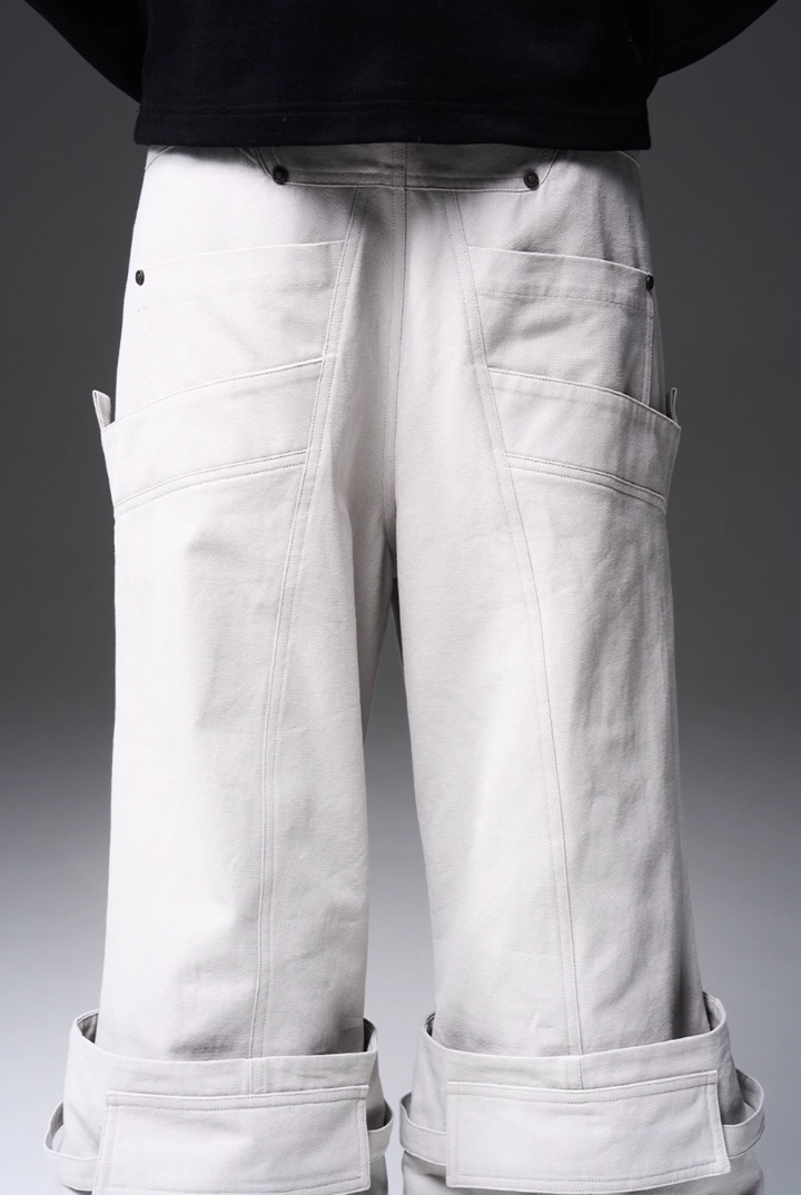 BLIND NO PLAN x BLACK8 Heavy Crafted Tube Boots Work Pocket Trousers