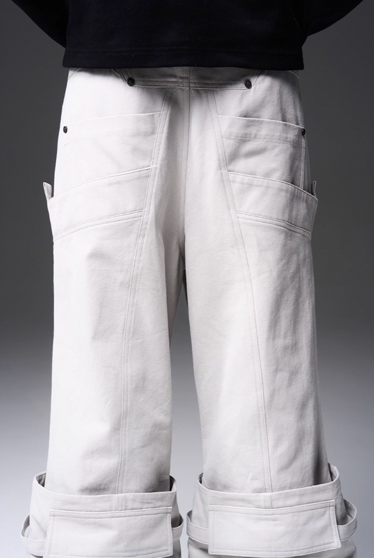 BLIND NO PLAN x BLACK8 Heavy Crafted Tube Boots Work Pocket Trousers