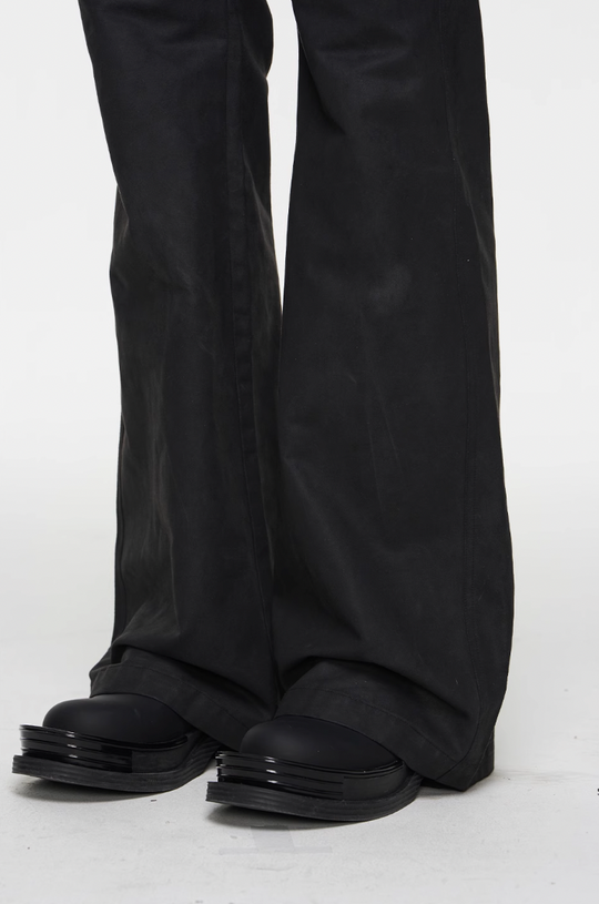 BLIND NO PLAN Double Layer Fake Two Piece Pants