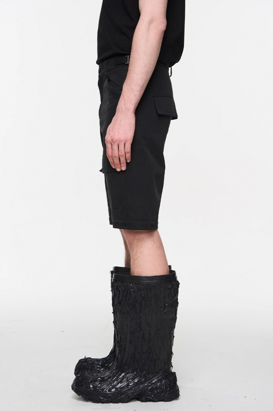 BLIND NO PLAN Two Tone Pocket Removable Logo Embroidered Work Pants