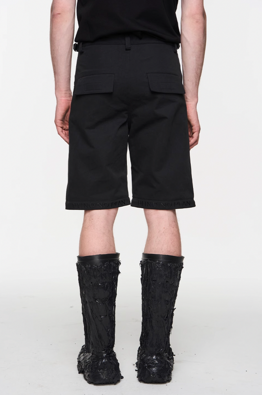 BLIND NO PLAN Two Tone Pocket Removable Logo Embroidered Work Pants