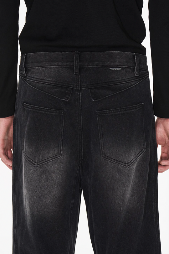 BLIND NO PLAN Dual Form Aged Washed Denim Jeans