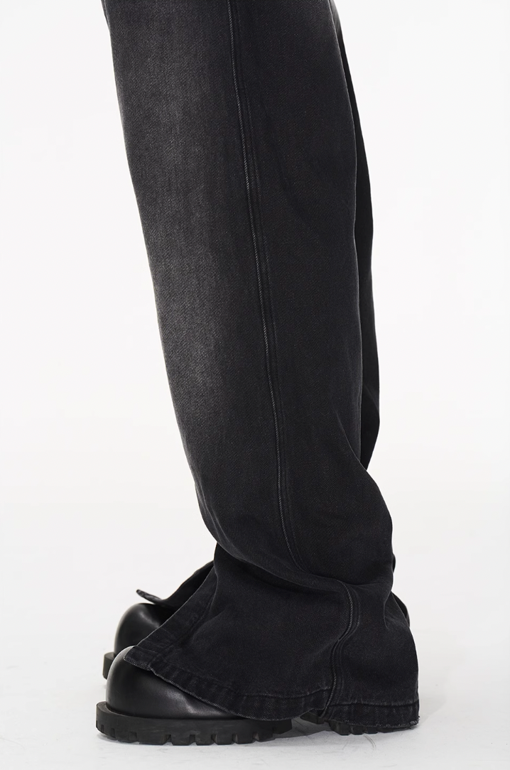 BLIND NO PLAN Dual Form Aged Washed Denim Jeans