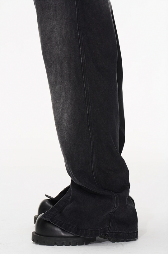 BLIND NO PLAN Dual Form Aged Washed Denim Jeans