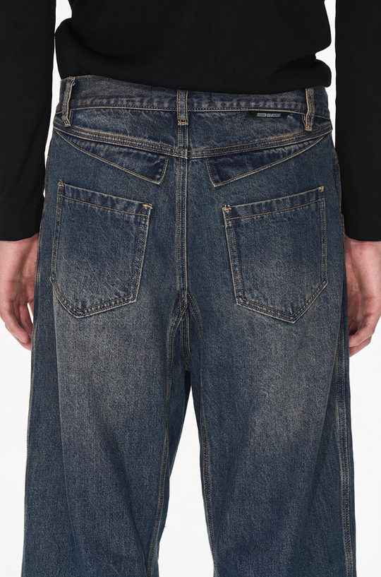 BLIND NO PLAN Dual Form Aged Washed Denim Jeans