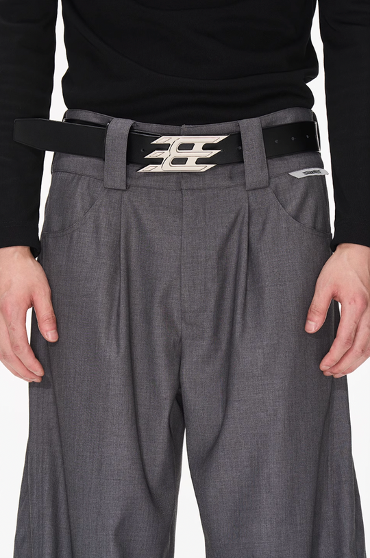 BLIND NO PLAN Wide Waisted Contour Suit Pants