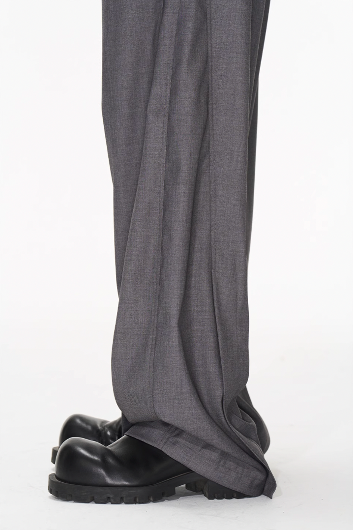 BLIND NO PLAN Wide Waisted Contour Suit Pants