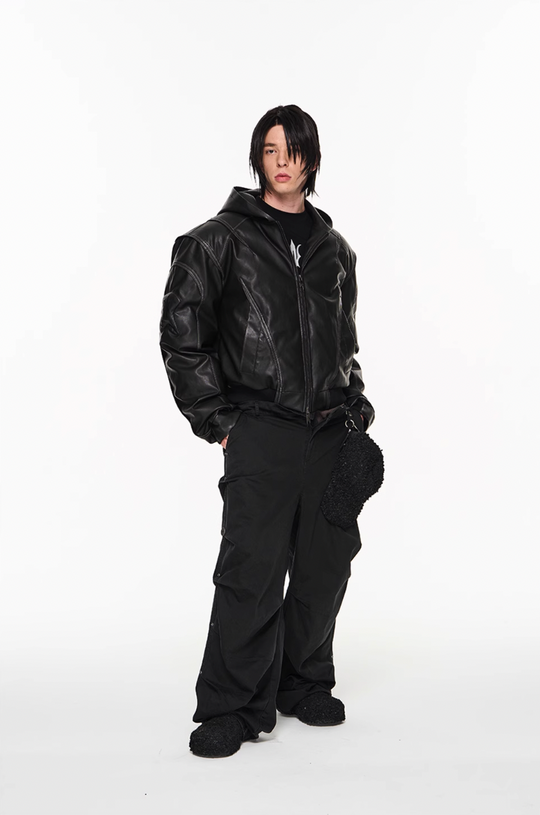 BLIND NO PLAN False Two Piece Pleated Pants