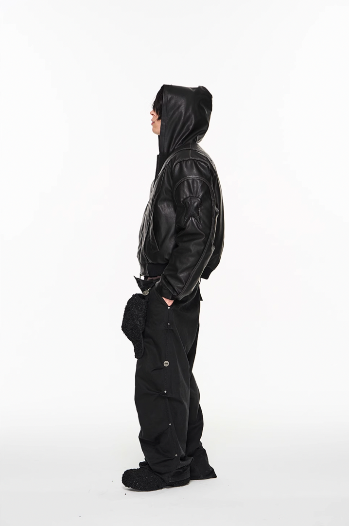 BLIND NO PLAN False Two Piece Pleated Pants