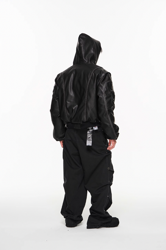 BLIND NO PLAN False Two Piece Pleated Pants