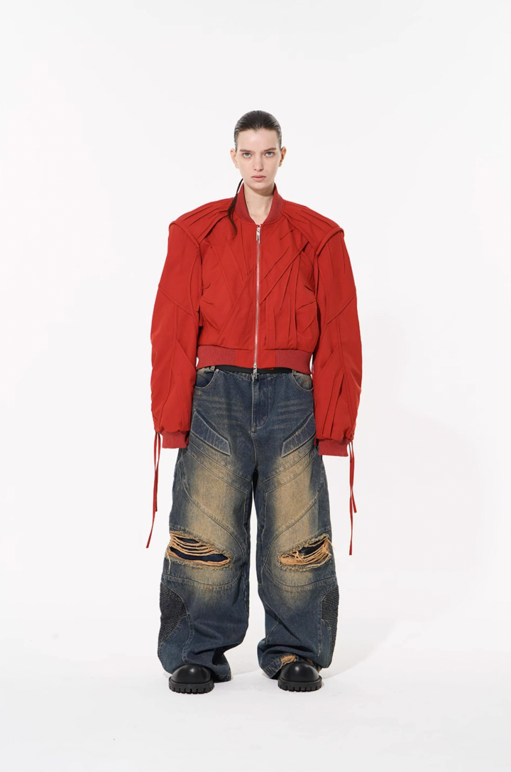BLIND NO PLAN Old Functional Destroyed Denim Jeans