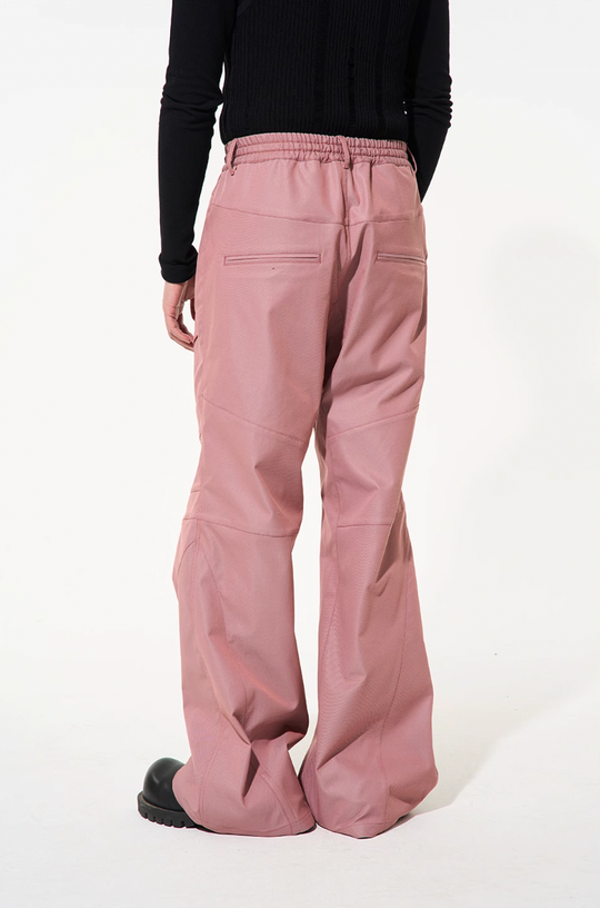 BLIND NO PLAN 3D Cut Adjustable Waistband Twill Work Pants