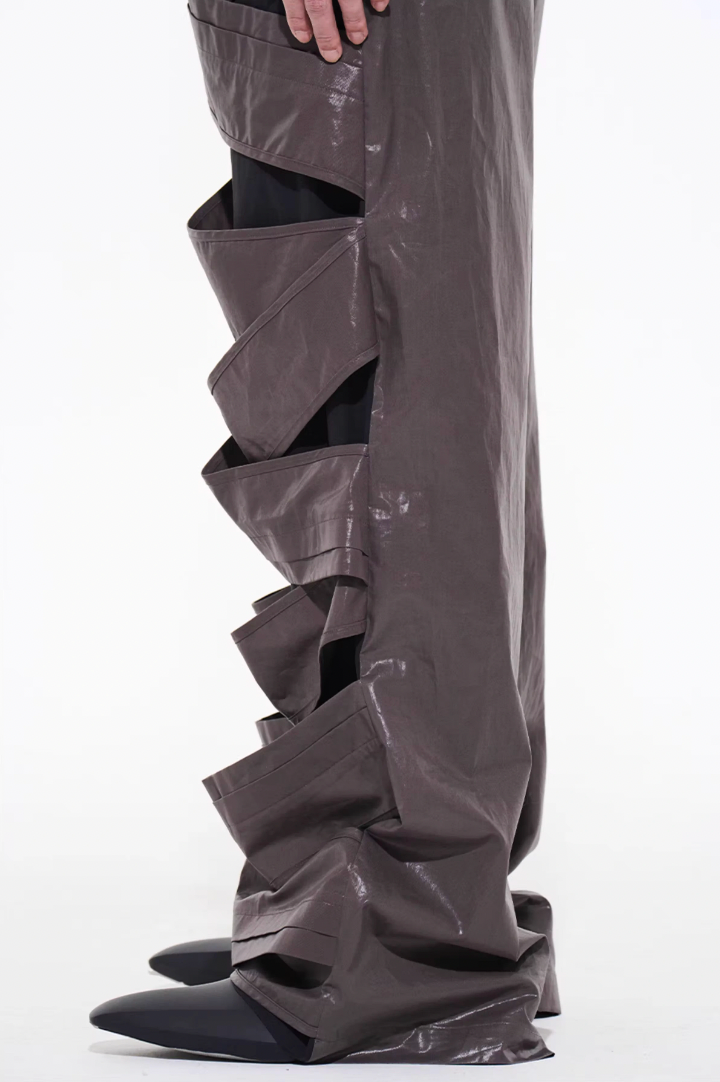 BLIND NO PLAN Fault Interlocking Straight Leg Pants