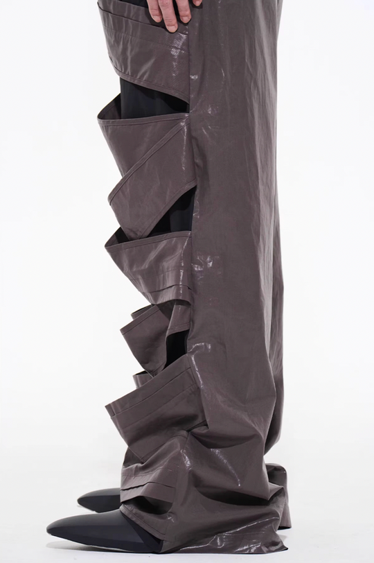 BLIND NO PLAN Fault Interlocking Straight Leg Pants