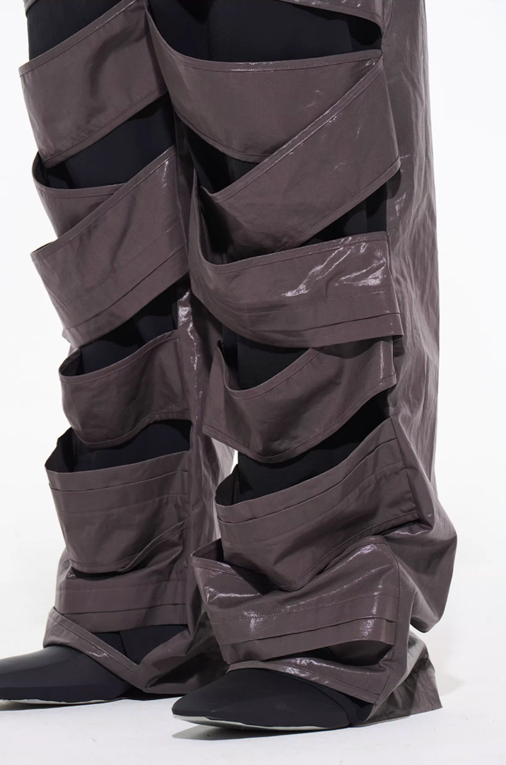 BLIND NO PLAN Fault Interlocking Straight Leg Pants