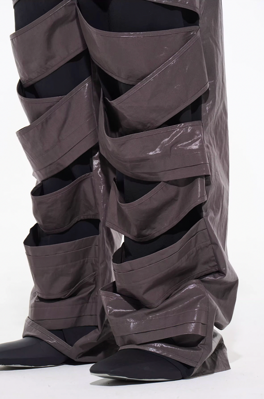 BLIND NO PLAN Fault Interlocking Straight Leg Pants