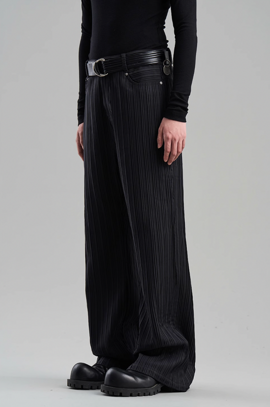 BLIND NO PLAN 3D Texture & Studded Suit Pants