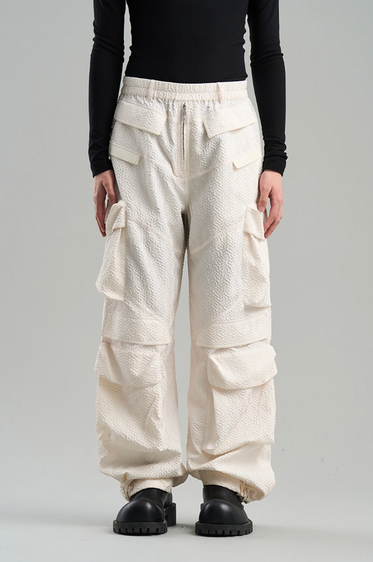 BLIND NO PLAN Contoured Textured Pocket Work Pants