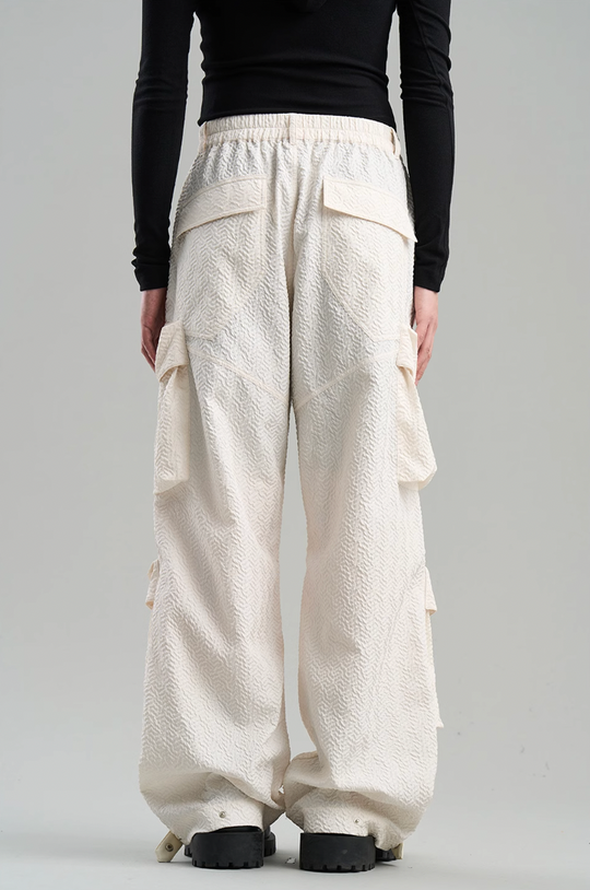 BLIND NO PLAN Contoured Textured Pocket Work Pants