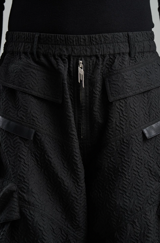 BLIND NO PLAN Contoured Textured Pocket Work Pants