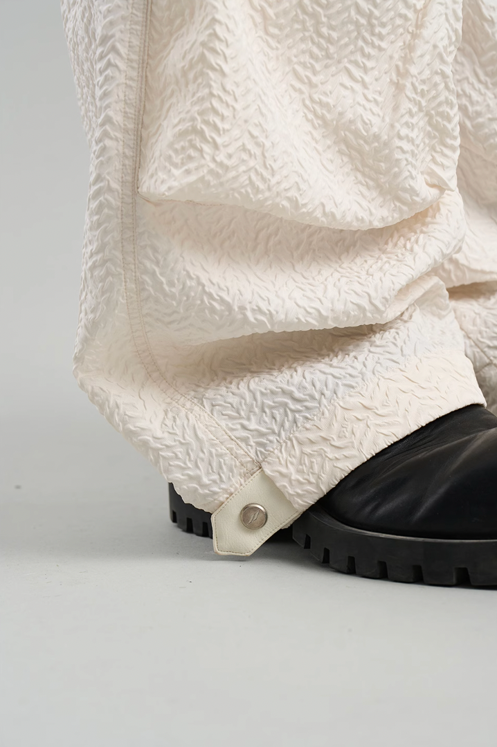 BLIND NO PLAN Contoured Textured Pocket Work Pants