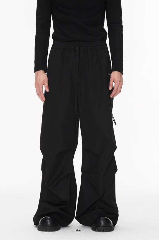 BLIND NO PLAN Pinch Pleat Contour Zip Pants