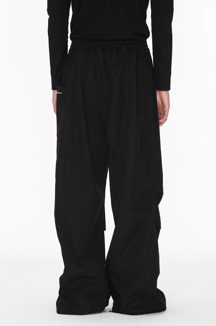 BLIND NO PLAN Pinch Pleat Contour Zip Pants