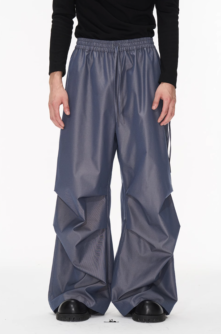 BLIND NO PLAN Pinch Pleat Contour Zip Pants