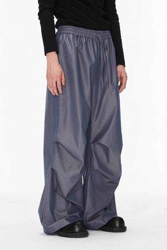 BLIND NO PLAN Pinch Pleat Contour Zip Pants