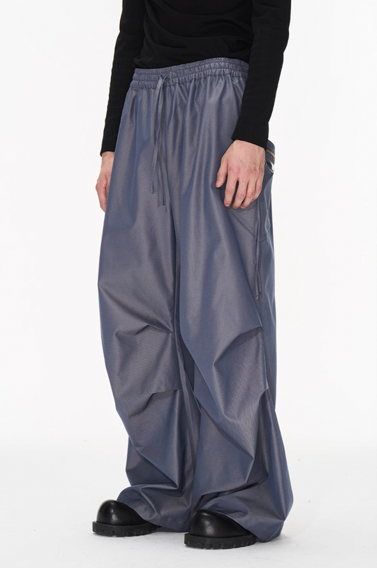 BLIND NO PLAN Pinch Pleat Contour Zip Pants