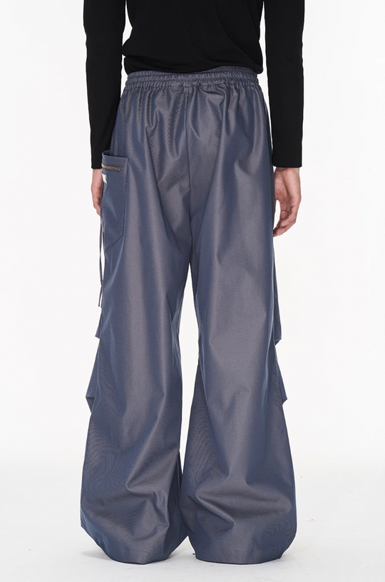 BLIND NO PLAN Pinch Pleat Contour Zip Pants