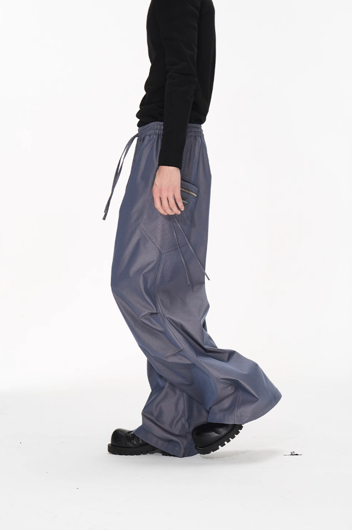 BLIND NO PLAN Pinch Pleat Contour Zip Pants
