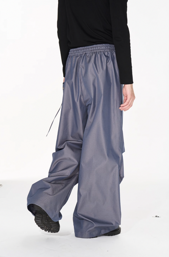 BLIND NO PLAN Pinch Pleat Contour Zip Pants