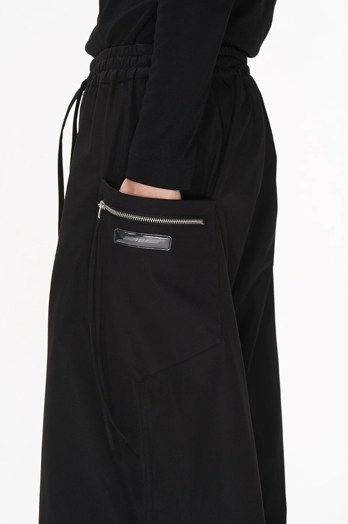 BLIND NO PLAN Pinch Pleat Contour Zip Pants