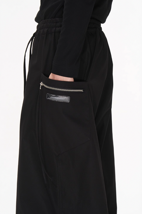 BLIND NO PLAN Pinch Pleat Contour Zip Pants