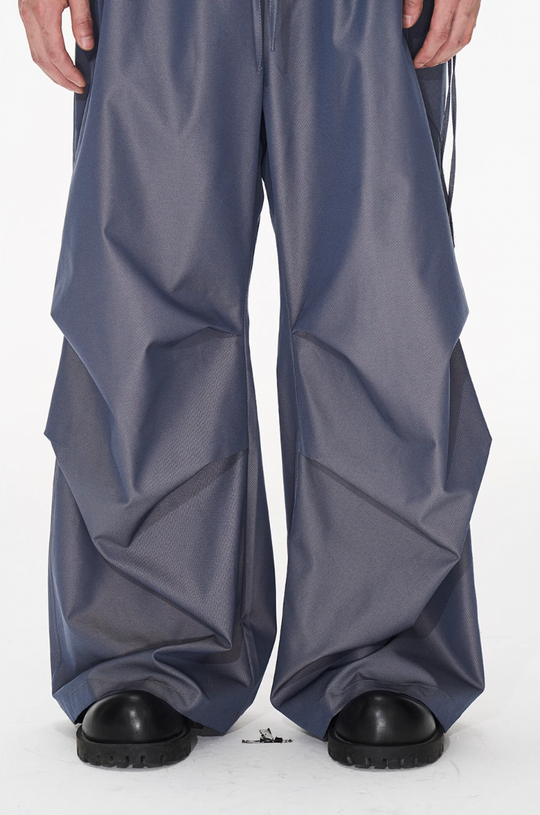 BLIND NO PLAN Pinch Pleat Contour Zip Pants