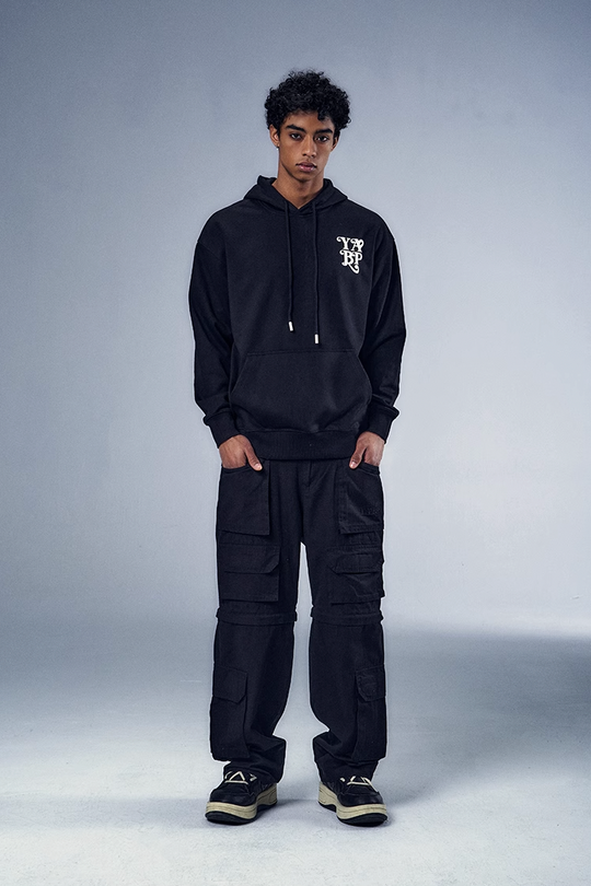 YADcrew x BIPOLAR Embossed Foam Hoodie