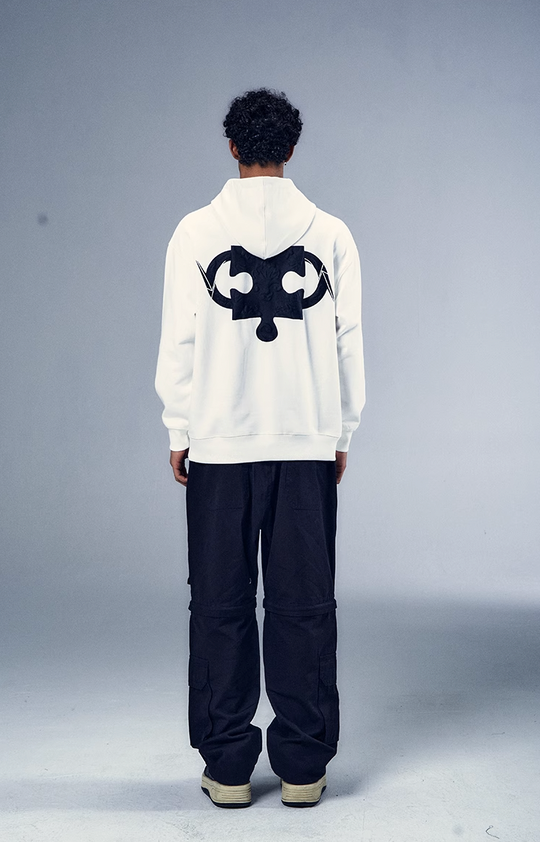 YADcrew x BIPOLAR Embossed Foam Hoodie