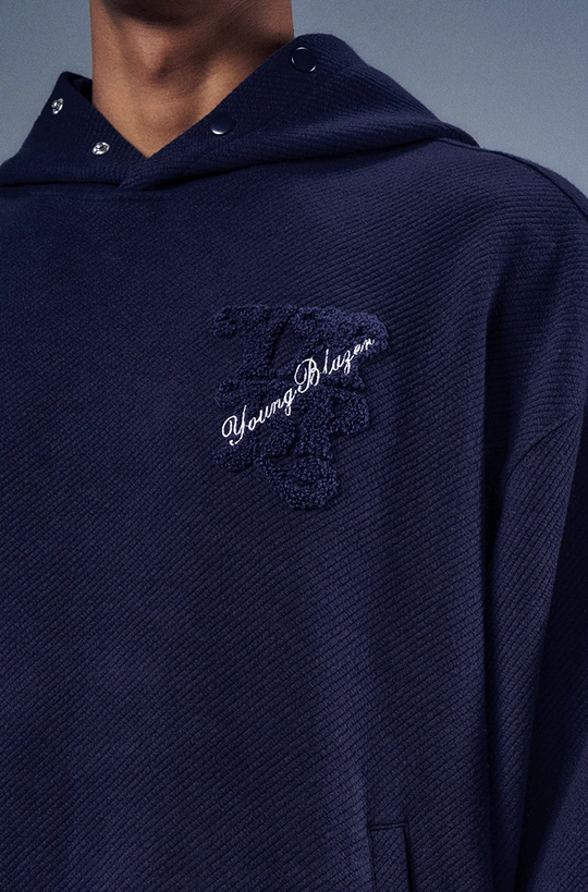 YADcrew x BIPOLAR Corduroy Embroidered Hoodie