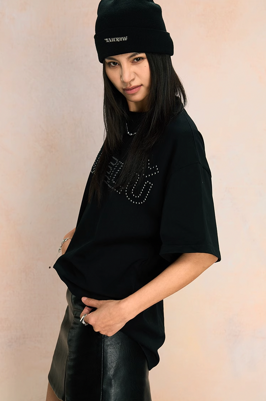 YADcrew Metallic Hot Bead Craft Tee