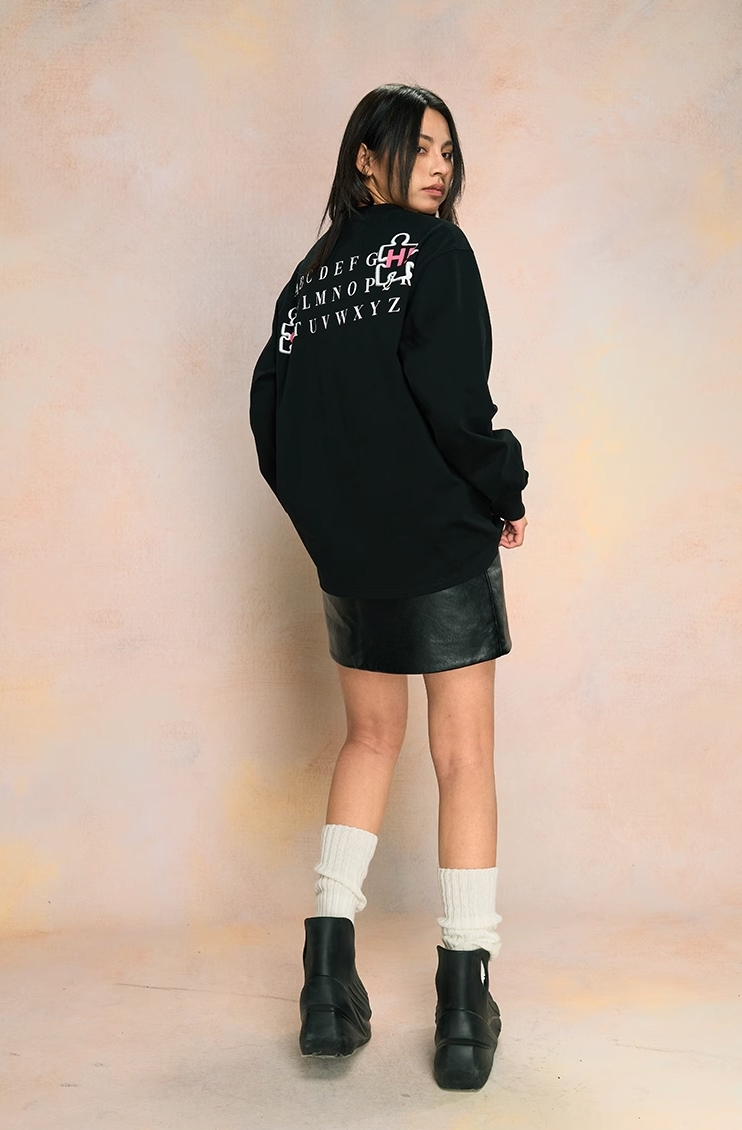 YADcrew Hello Saturday Long Sleeve Tee