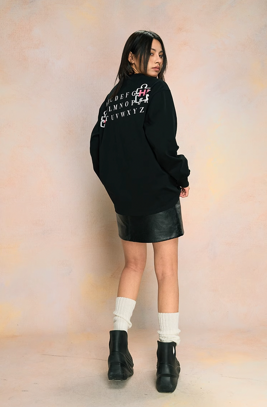 YADcrew Hello Saturday Long Sleeve Tee