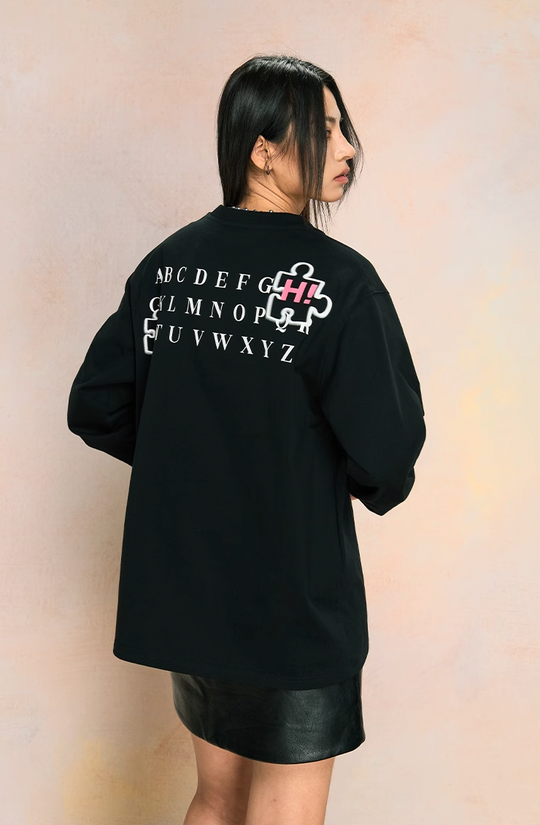 YADcrew Hello Saturday Long Sleeve Tee