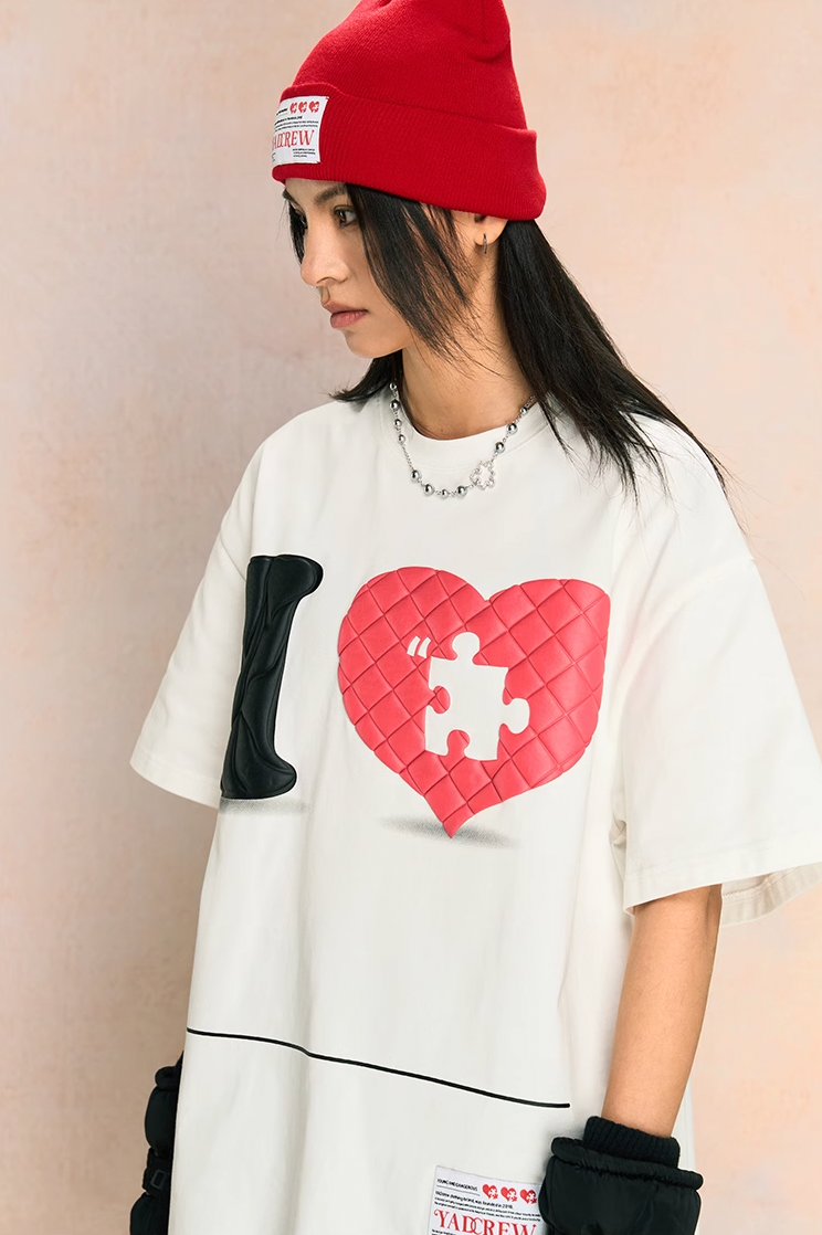 YADcrew Love Foam Tee